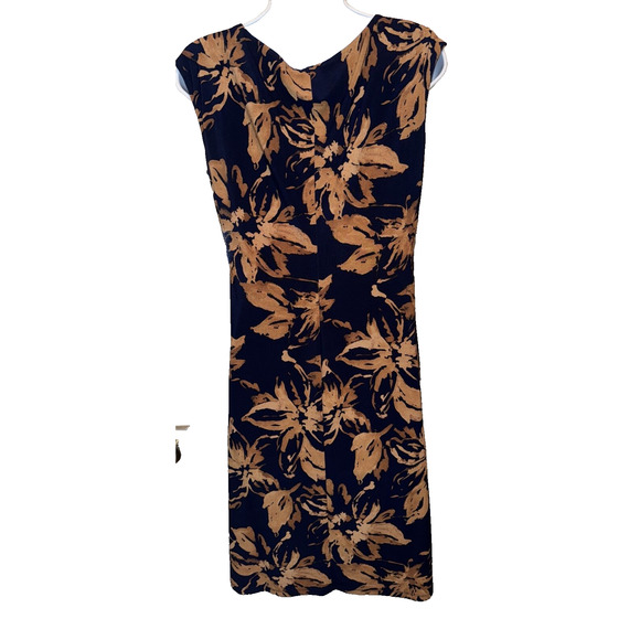 Lauren Ralph Lauren Dress Size 10 Floral Print Knee Length Sleeveless Holiday - Picture 2 of 5